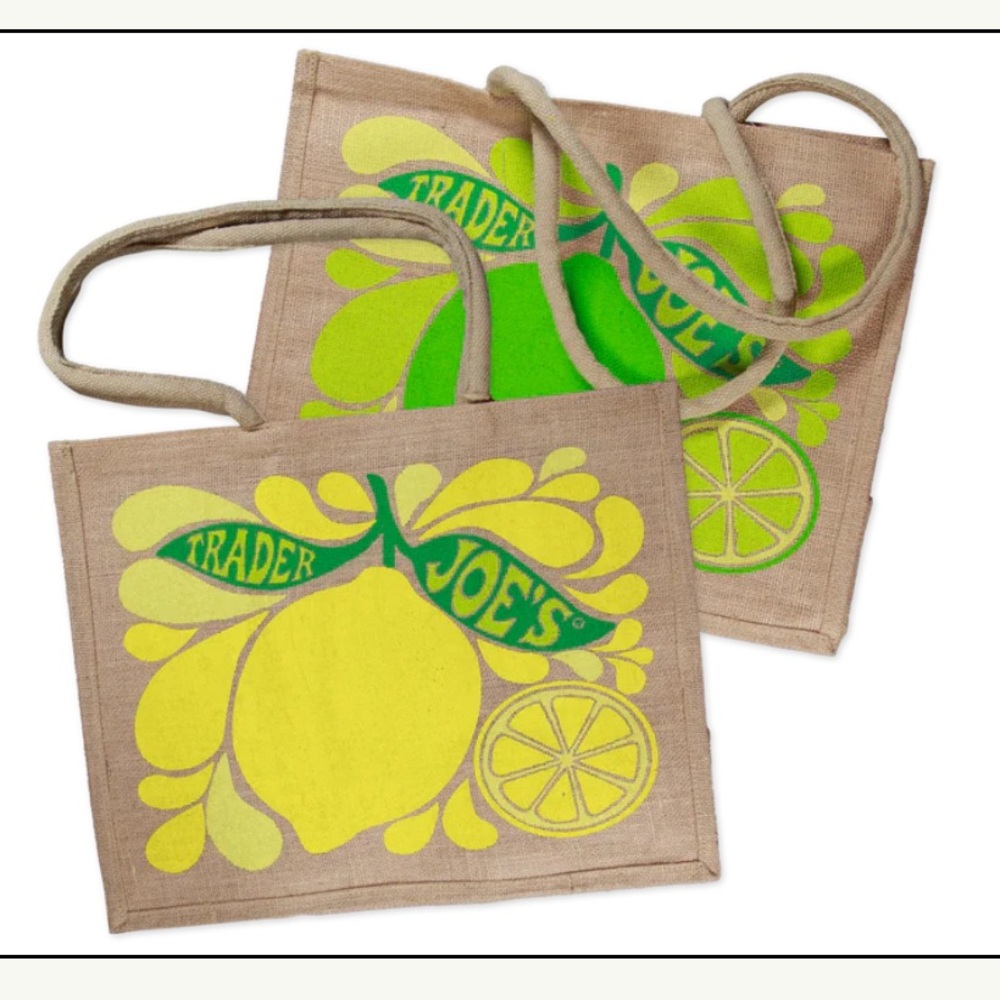Trader Joe’s Citrus Jute Bag qty 1